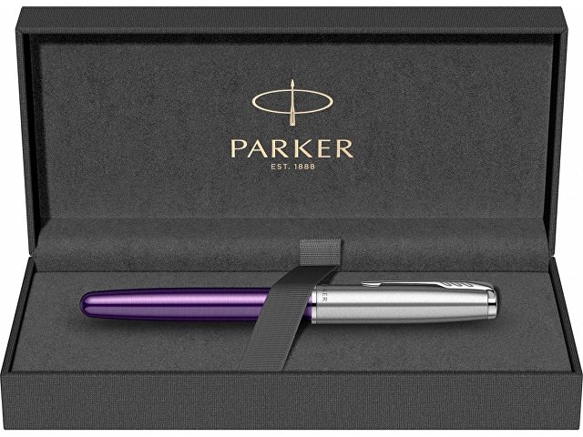 Ручка перьевая Parker «Sonnet Essentials Violet SB Steel CT»