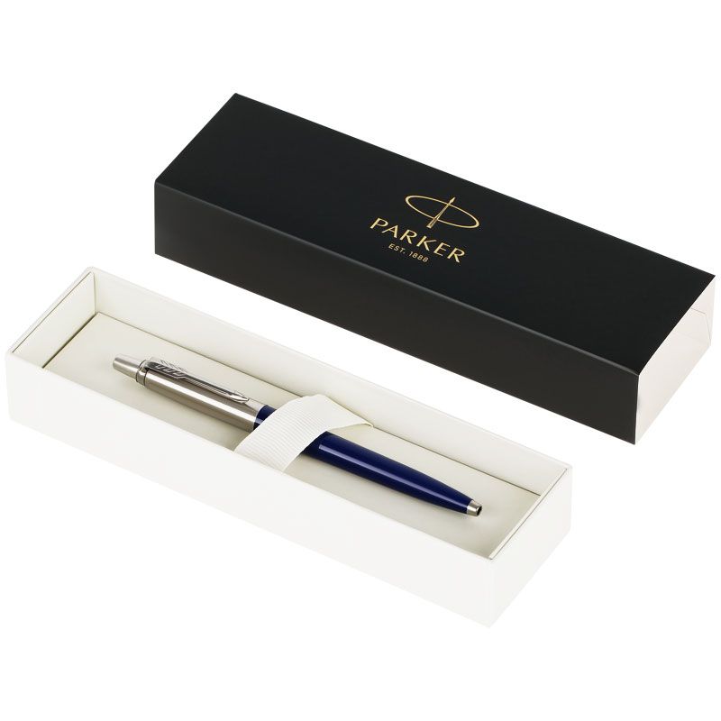 Ручка шариковая Parker Jotter Originals Navy Blue Chrome CT