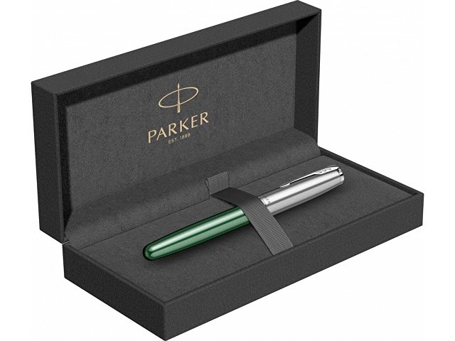 Ручка-роллер Parker «Sonnet Essentials Green SB Steel CT»