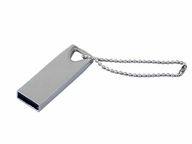 USB 2.0-флешка на 16 Гб с мини чипом и отверстием для цепочки