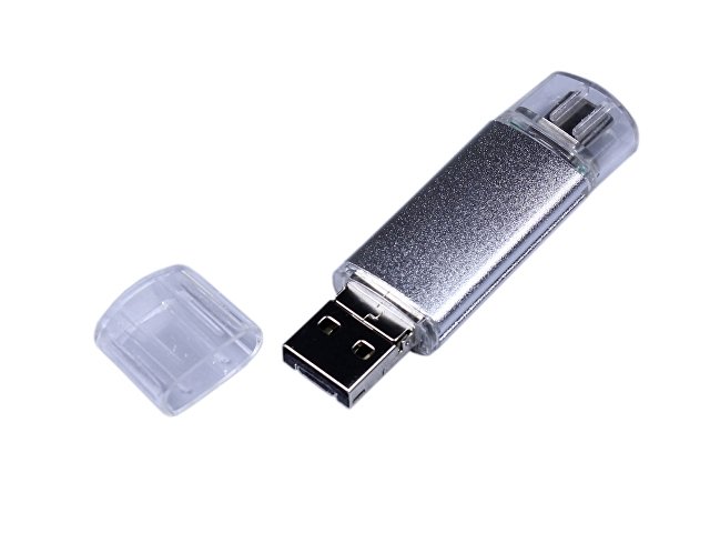 USB 2.0/micro USB/Type-C- флешка на 32 Гб