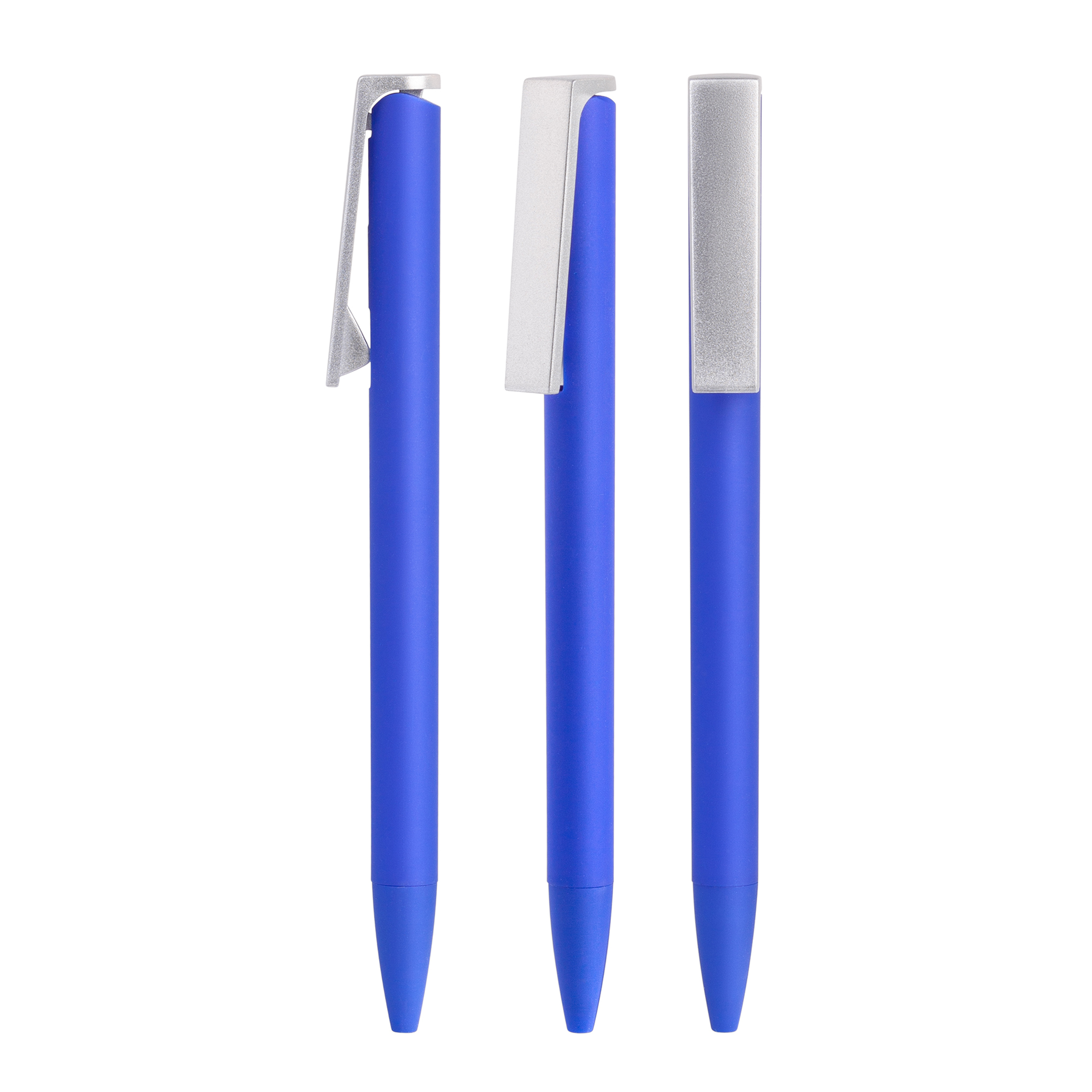 Ручка шариковая «Clive», синий, покрытие soft touch