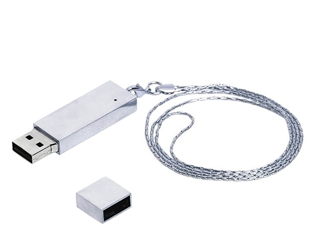 USB 2.0- флешка на 16 Гб в виде металлического слитка