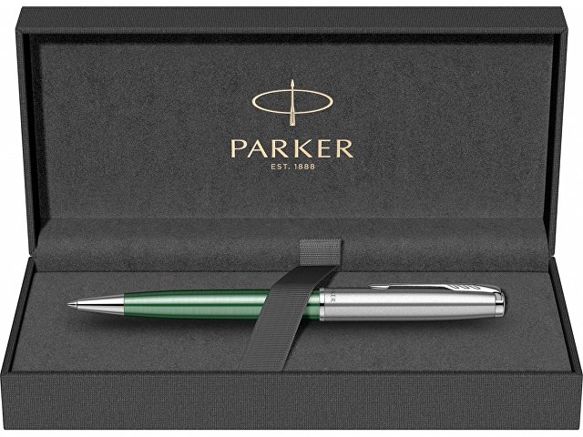 Ручка шариковая Parker «Sonnet Essentials Green SB Steel CT»