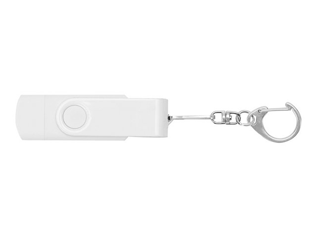 USB 3.0/micro USB/Type-C - флешка на 32 Гб 3-в-1 с поворотным механизмом