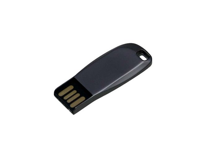 USB 2.0- флешка на 64 Гб компактная с мини чипом и овальным отверстием