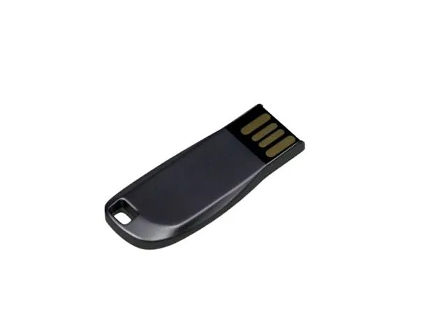 USB 2.0- флешка на 16 Гб компактная с мини чипом и овальным отверстием