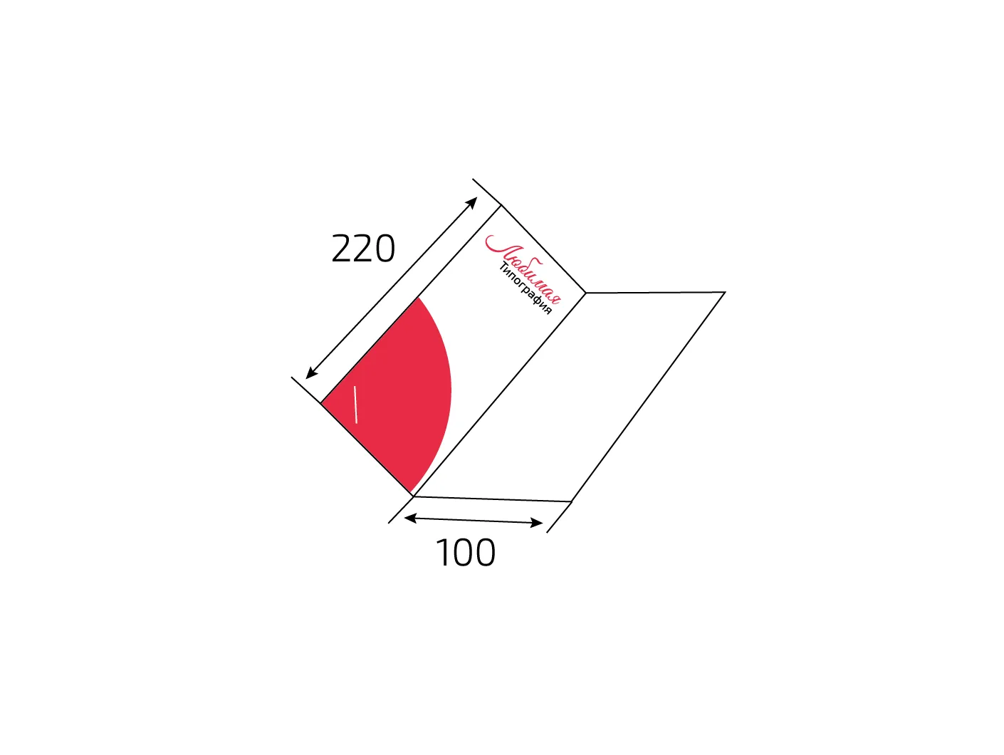 Штамп: Кардхолдер 100x220 мм