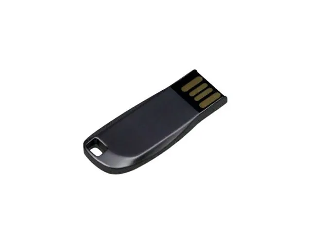 USB 2.0- флешка на 64 Гб компактная с мини чипом и овальным отверстием