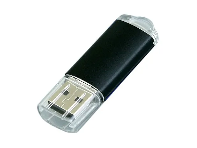 USB 2.0- флешка на 4 Гб с прозрачным колпачком