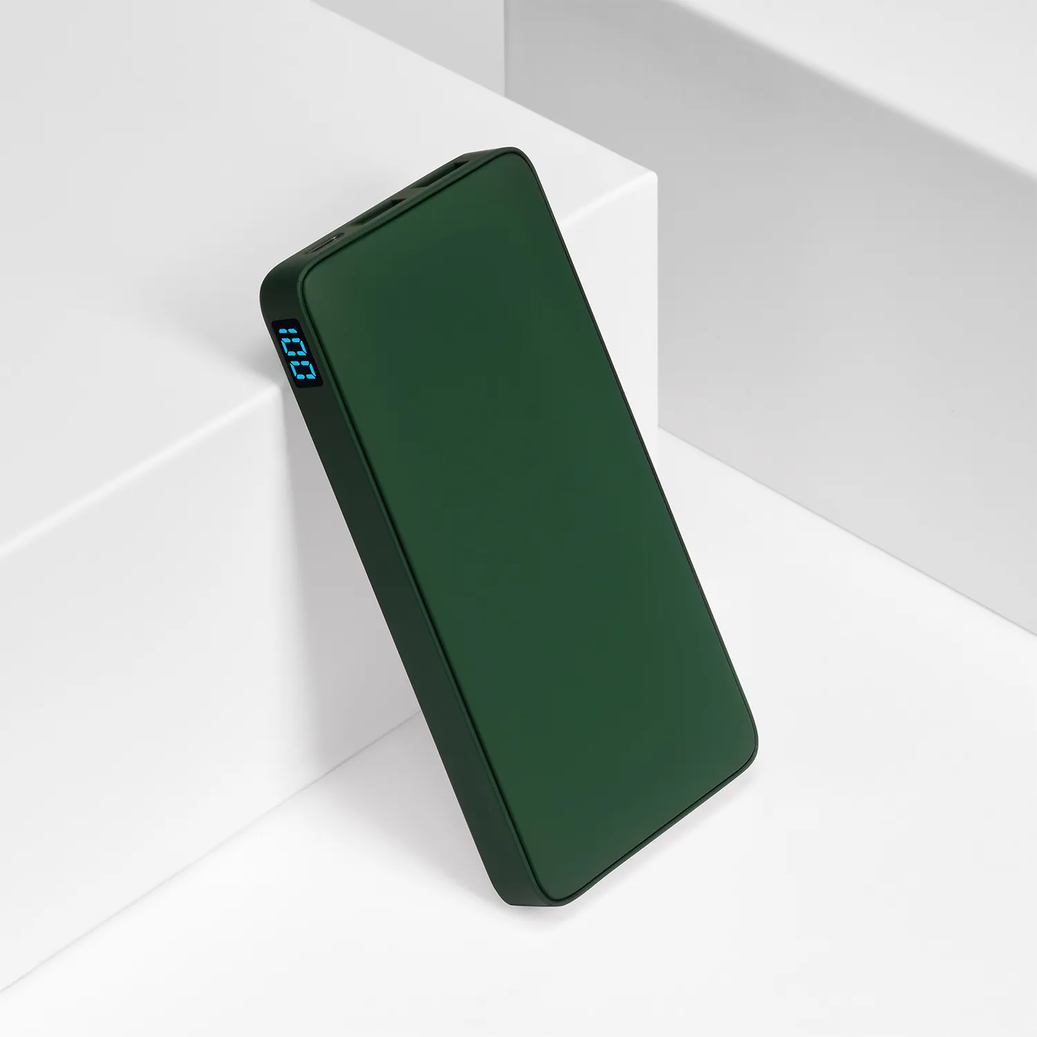 Внешний аккумулятор с подсветкой Ancor PD Plus 10000 mAh, зеленый