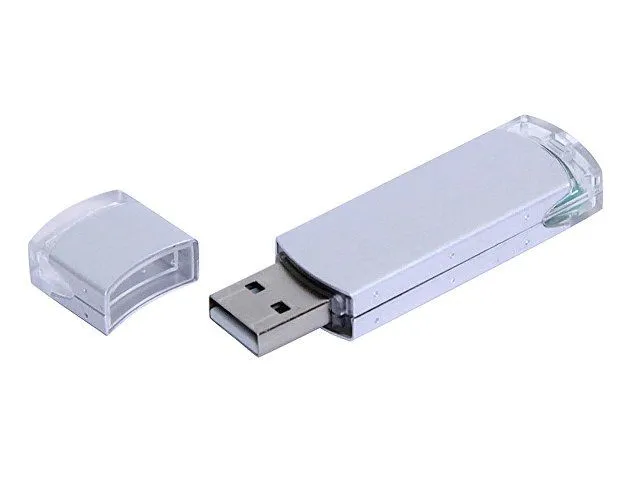 USB 2.0- флешка промо на 8 Гб прямоугольной классической формы