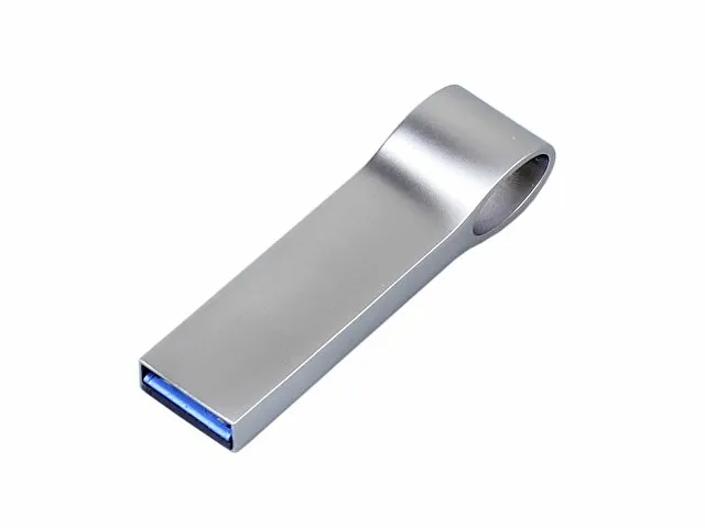 USB 2.0-флешка на 64 Гб с мини чипом и боковым отверстием для цепочки